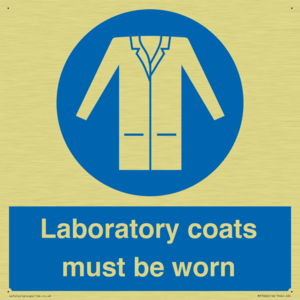 MP7026: Laboratory coats must be worn