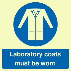 MP7026: Laboratory coats must be worn