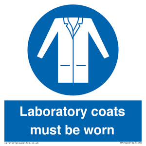 MP7026: Laboratory coats must be worn