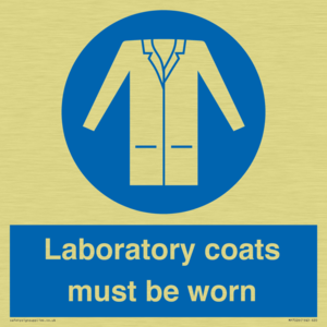 MP7026: Laboratory coats must be worn