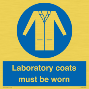 MP7026: Laboratory coats must be worn
