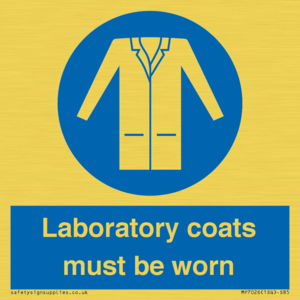 MP7026: Laboratory coats must be worn