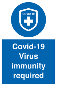 MP7036: Covid-19 Virus immunity required