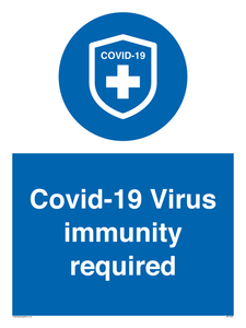 MP7036: Covid-19 Virus immunity required