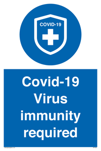 MP7036: Covid-19 Virus immunity required