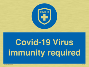 MP7036: Covid-19 Virus immunity required