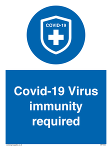 MP7036: Covid-19 Virus immunity required