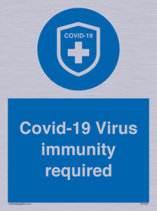 MP7036: Covid-19 Virus immunity required