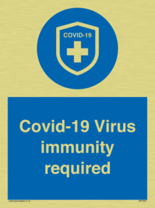 MP7036: Covid-19 Virus immunity required
