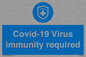 MP7036: Covid-19 Virus immunity required
