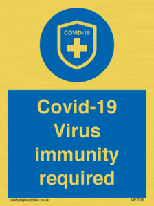 MP7036: Covid-19 Virus immunity required