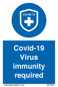 MP7036: Covid-19 Virus immunity required