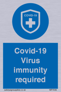 MP7036: Covid-19 Virus immunity required