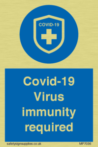 MP7036: Covid-19 Virus immunity required