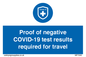 MP7040: Proof of negative COVID-19 test results required for travel