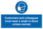 MP7064: Customers and colleagues must wear a mask in-store unless exempt