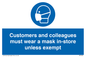 MP7064: Customers and colleagues must wear a mask in-store unless exempt