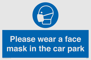 MP7066: Please wear a face mask in the car park