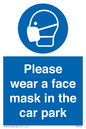 MP7066: Please wear a face mask in the car park
