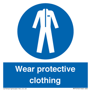 MP7072: Wear protective clothing