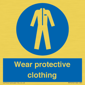 MP7072: Wear protective clothing