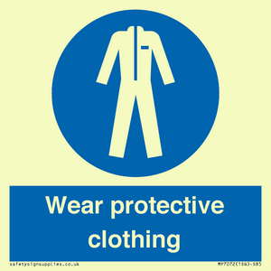 MP7072: Wear protective clothing