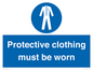 MP7073: Protective clothing must be worn
