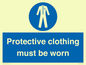 MP7073: Protective clothing must be worn