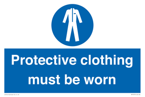 MP7073: Protective clothing must be worn