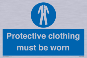 MP7073: Protective clothing must be worn