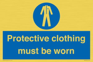MP7073: Protective clothing must be worn