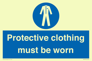 MP7073: Protective clothing must be worn