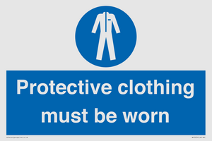 MP7073: Protective clothing must be worn