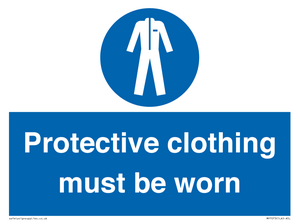 MP7073: Protective clothing must be worn