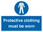 MP7073: Protective clothing must be worn
