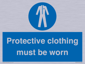 MP7073: Protective clothing must be worn