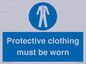 MP7073: Protective clothing must be worn