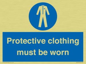 MP7073: Protective clothing must be worn