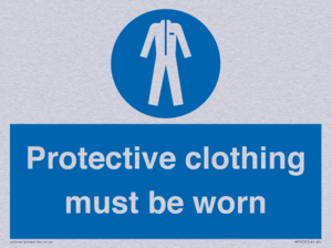 MP7073: Protective clothing must be worn