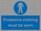 MP7073: Protective clothing must be worn