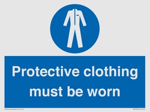 MP7073: Protective clothing must be worn