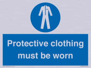 MP7073: Protective clothing must be worn