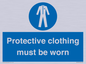 MP7073: Protective clothing must be worn