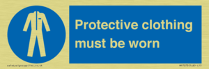 MP7073: Protective clothing must be worn