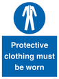 MP7073: Protective clothing must be worn