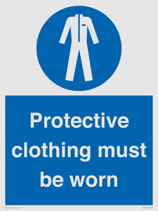 MP7073: Protective clothing must be worn