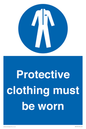 MP7073: Protective clothing must be worn