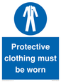 MP7073: Protective clothing must be worn