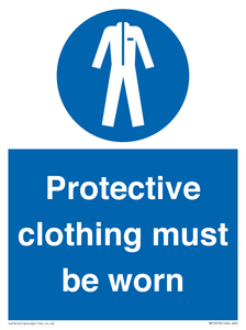 MP7073: Protective clothing must be worn