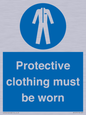 MP7073: Protective clothing must be worn